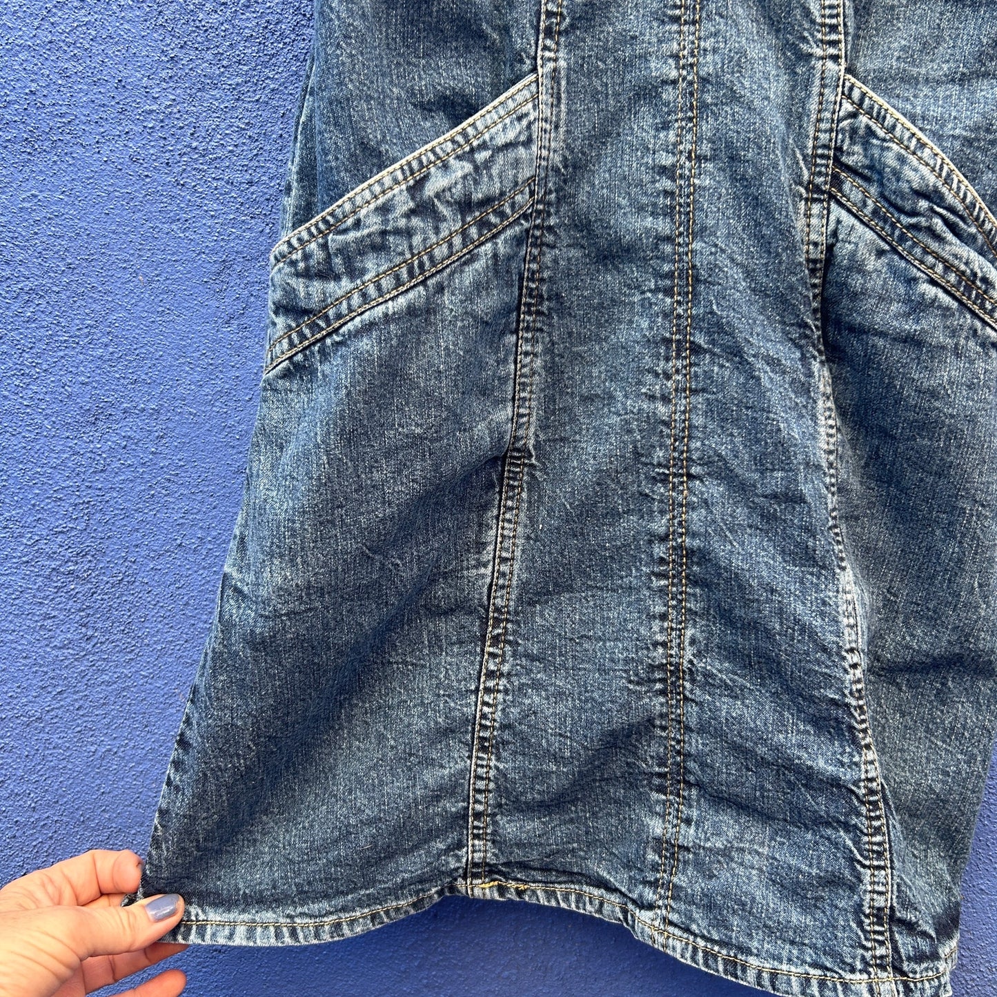 japna denim tank dress