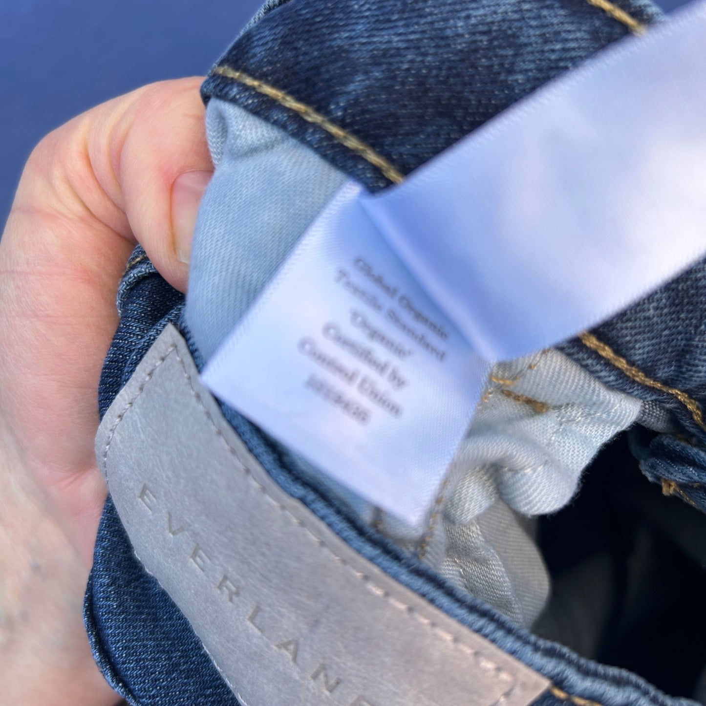 everlane the way high wide leg organic cotton denim jean