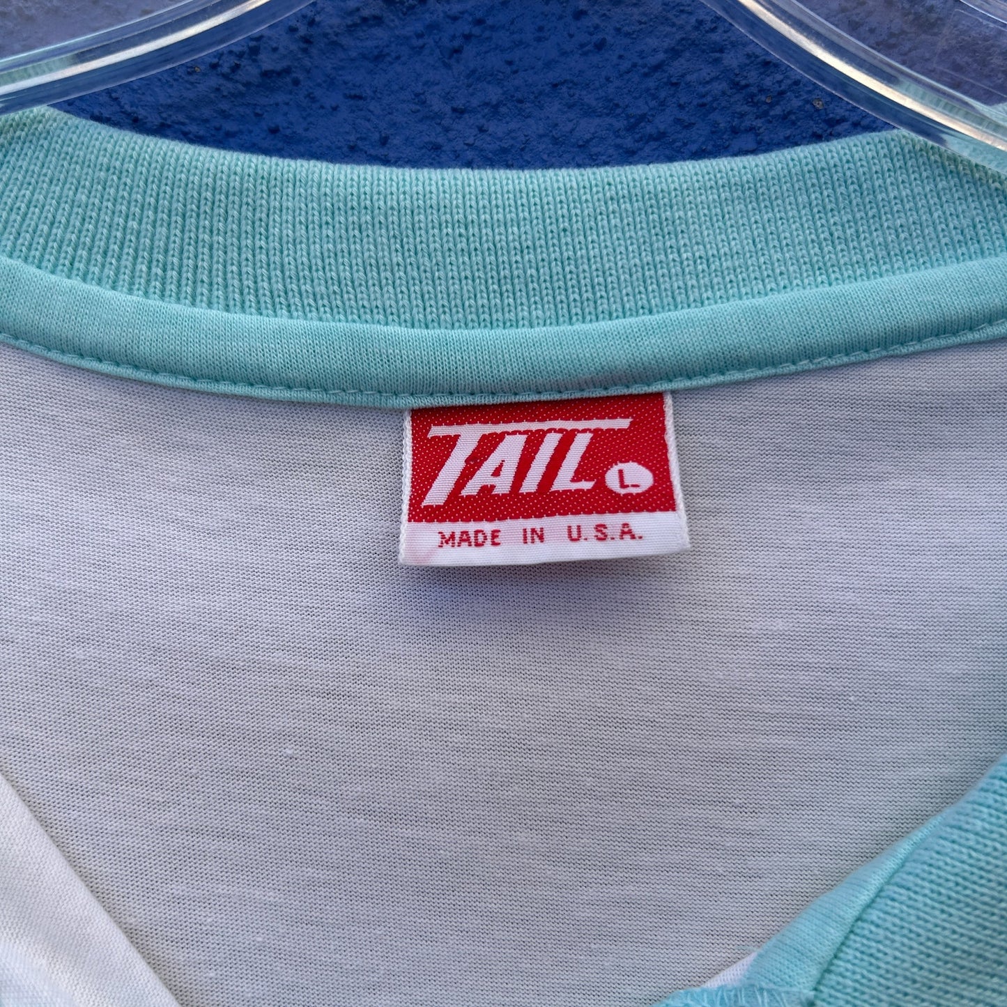 vintage 80s tail tennis top