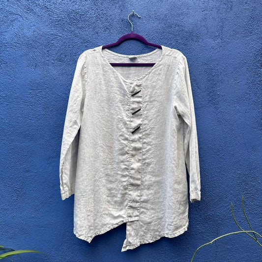 et' lois lagenlook linen tunic