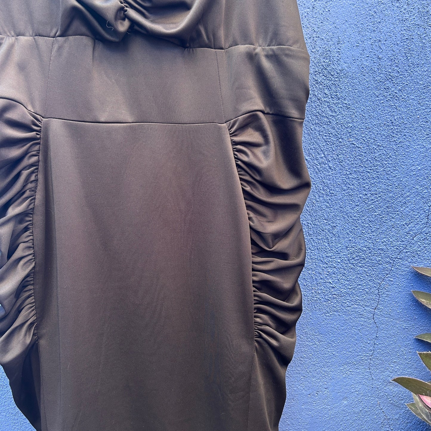 deadly dames by micheline pitt ruched side cocktail dress