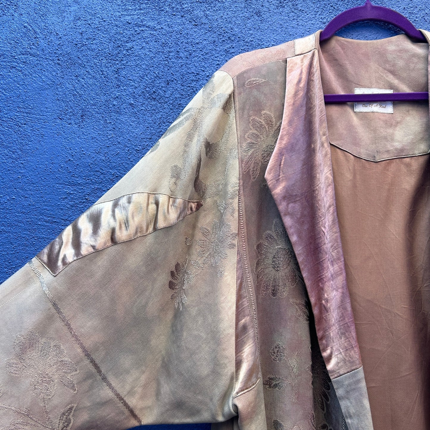 spain in america antique damask bespoke lagenlook duster