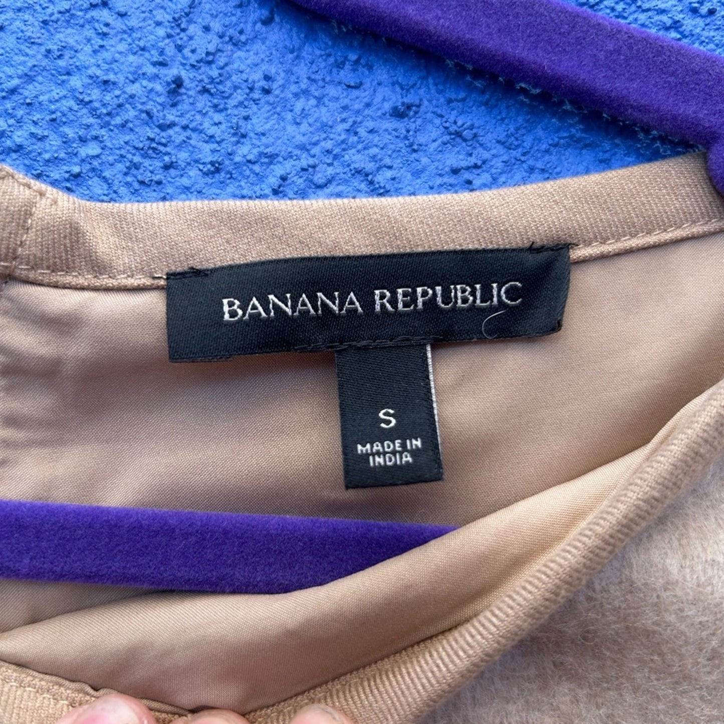 Banana Republic Boxy Wool Blend Paneled Top