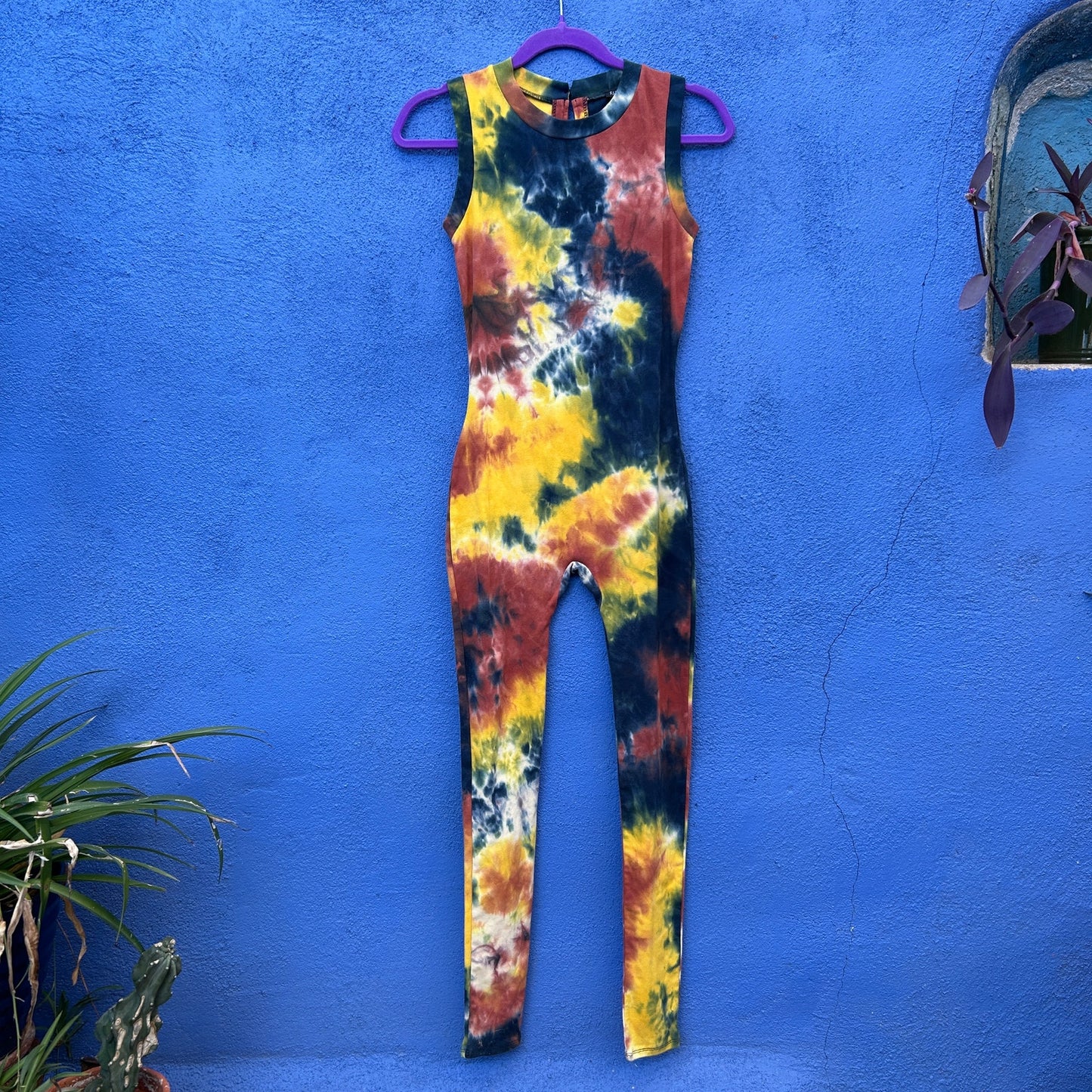 fashion nova tie dye jumpsuit - nwt