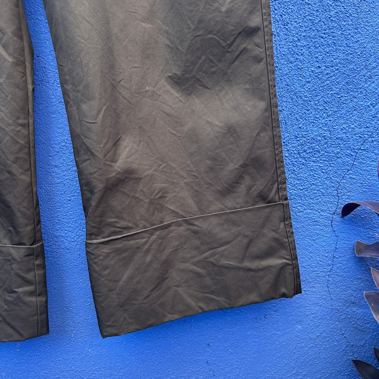 zara cropped high waist wide leg trouser