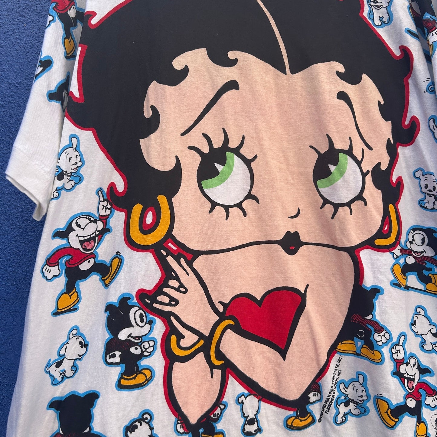 vintage 90s betty boop single stitch deadstock oversized tee