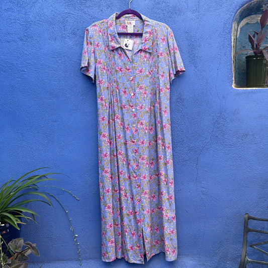 vintage 90s rk originals floral market dress