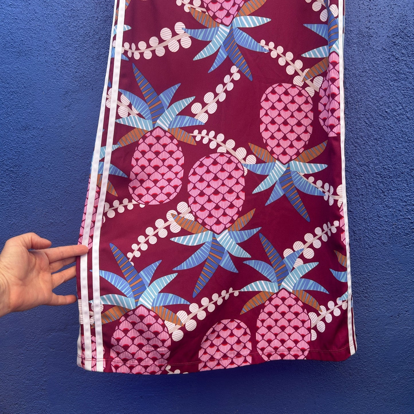 adidas pineapple and polka dot sleeveless dress