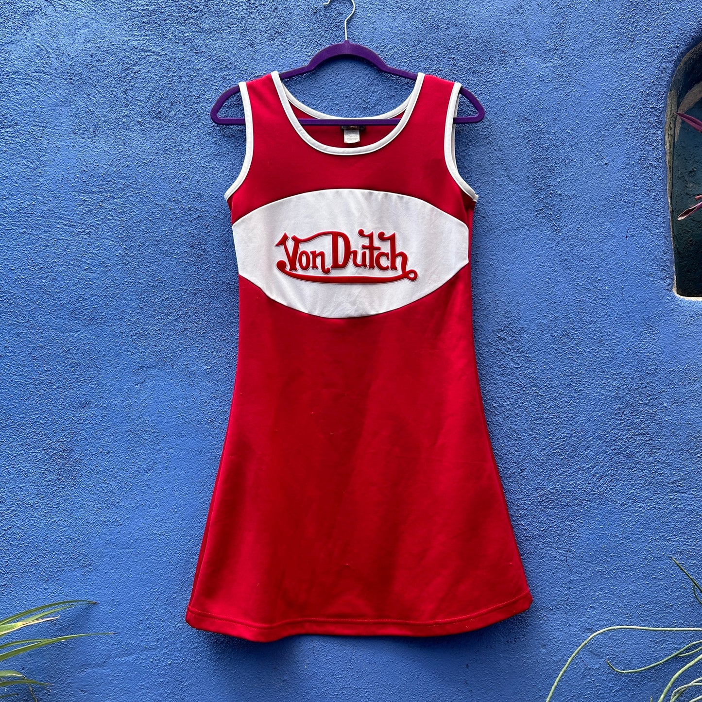 von dutch red tennis dress