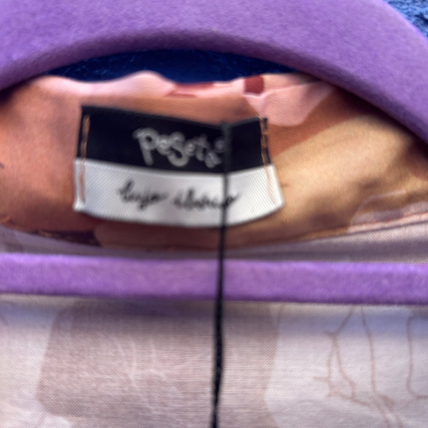 peseta skins print protest fist button up - NWT