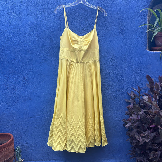 liz claiborne yellow cotton sundress