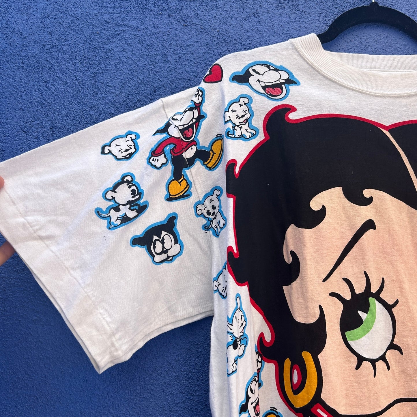 vintage 90s betty boop single stitch deadstock oversized tee