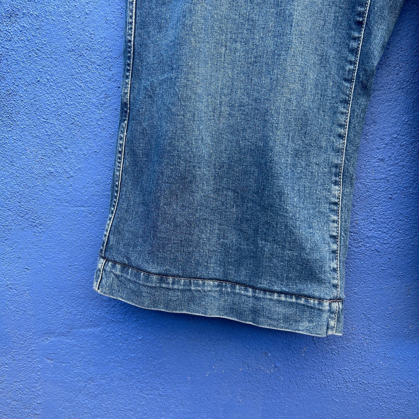 gap high rise wide leg crop jean