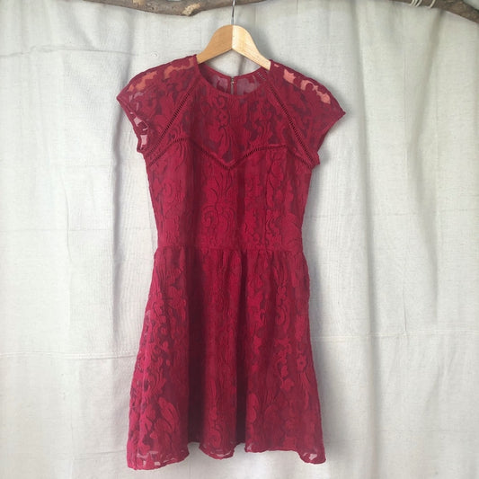 Dolce Vita | Anthropologie Red Floral Taisia Dress