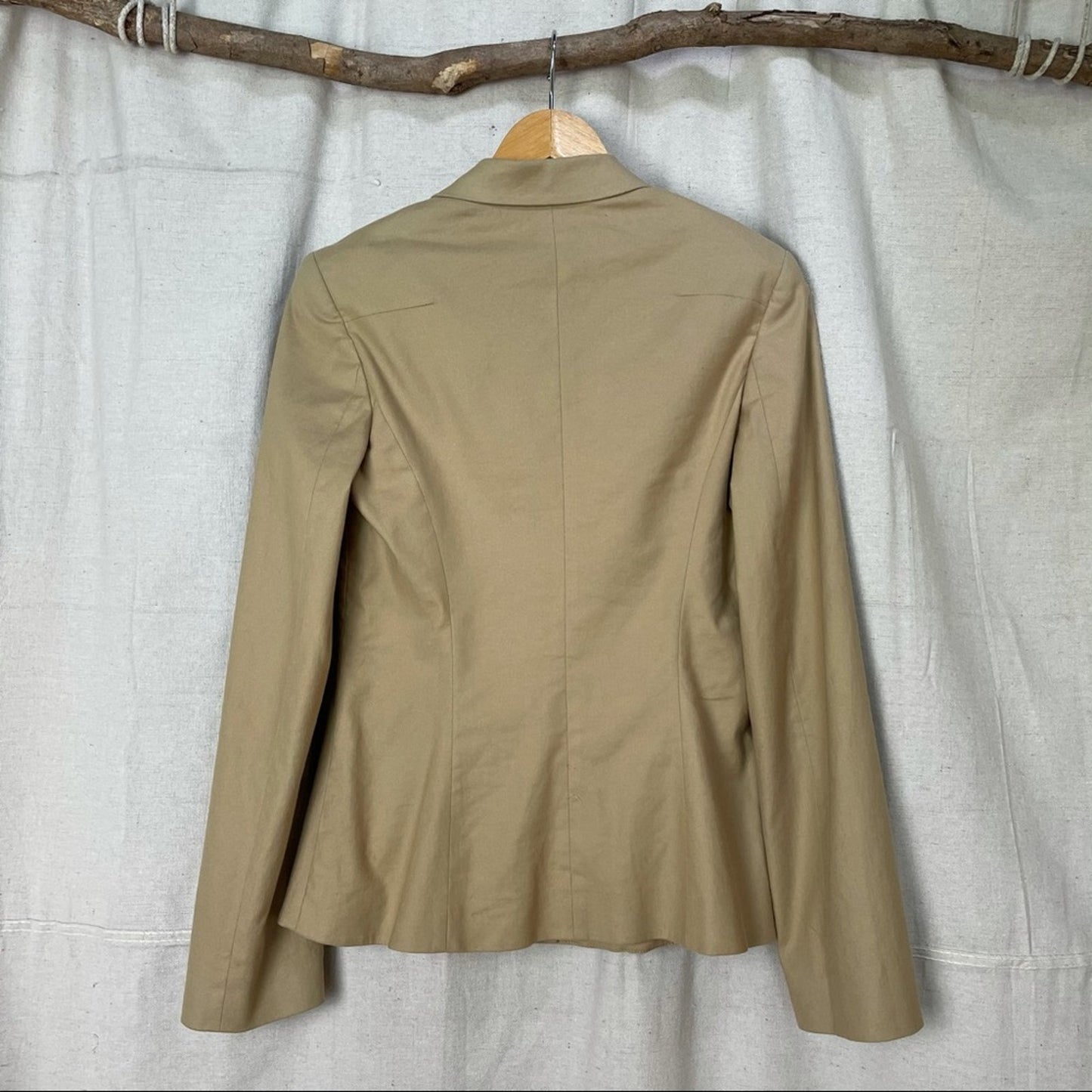 Dolce & Gabbana Khaki Tan Stretch Fit Blazer