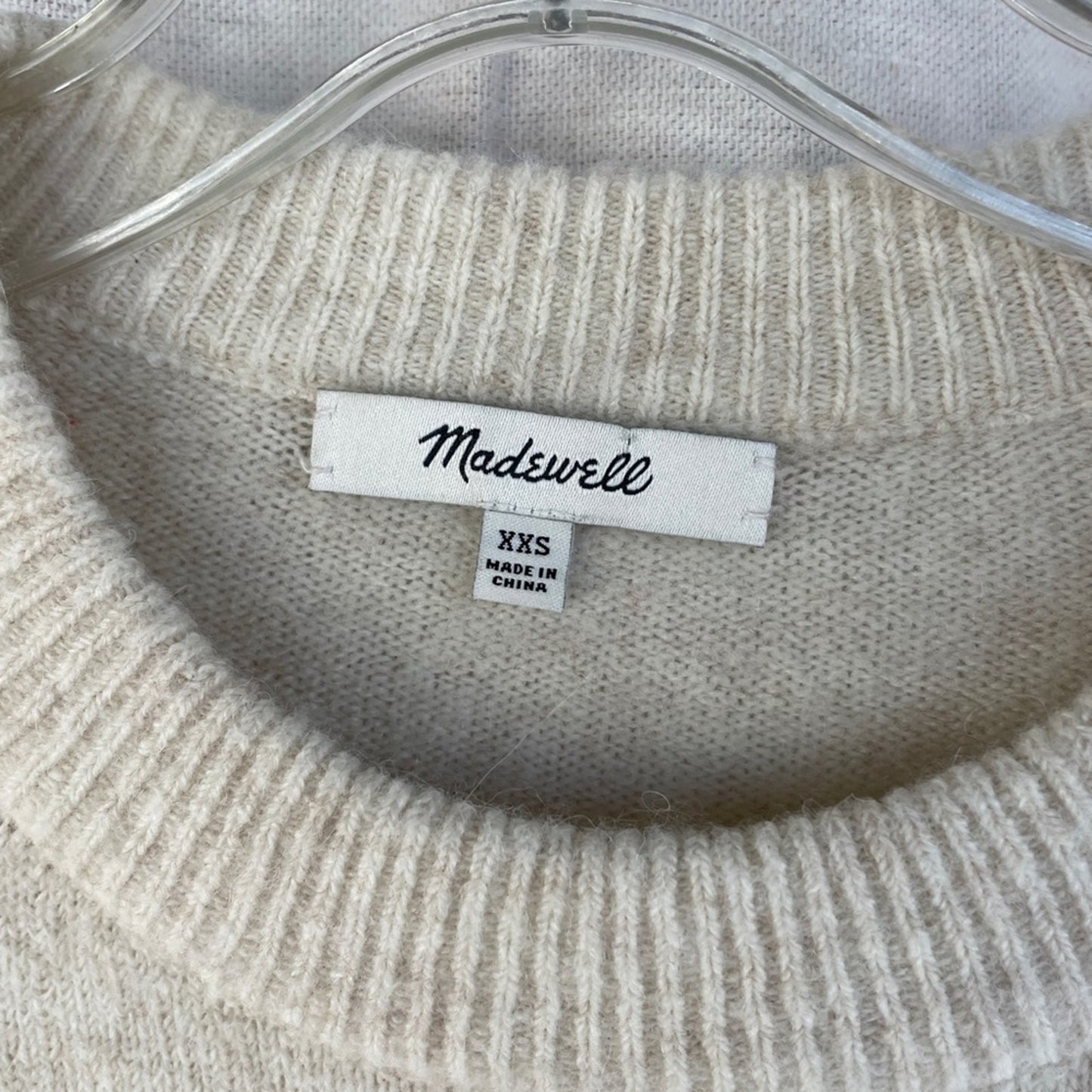 Madewell Bold Striped Merino Wool Alpaca Blend Boxy Sweater