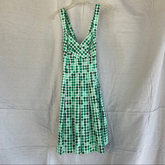 Calvin Klein Polka Dot Vintage Vibe Sleeveless Fit and Flare Dress