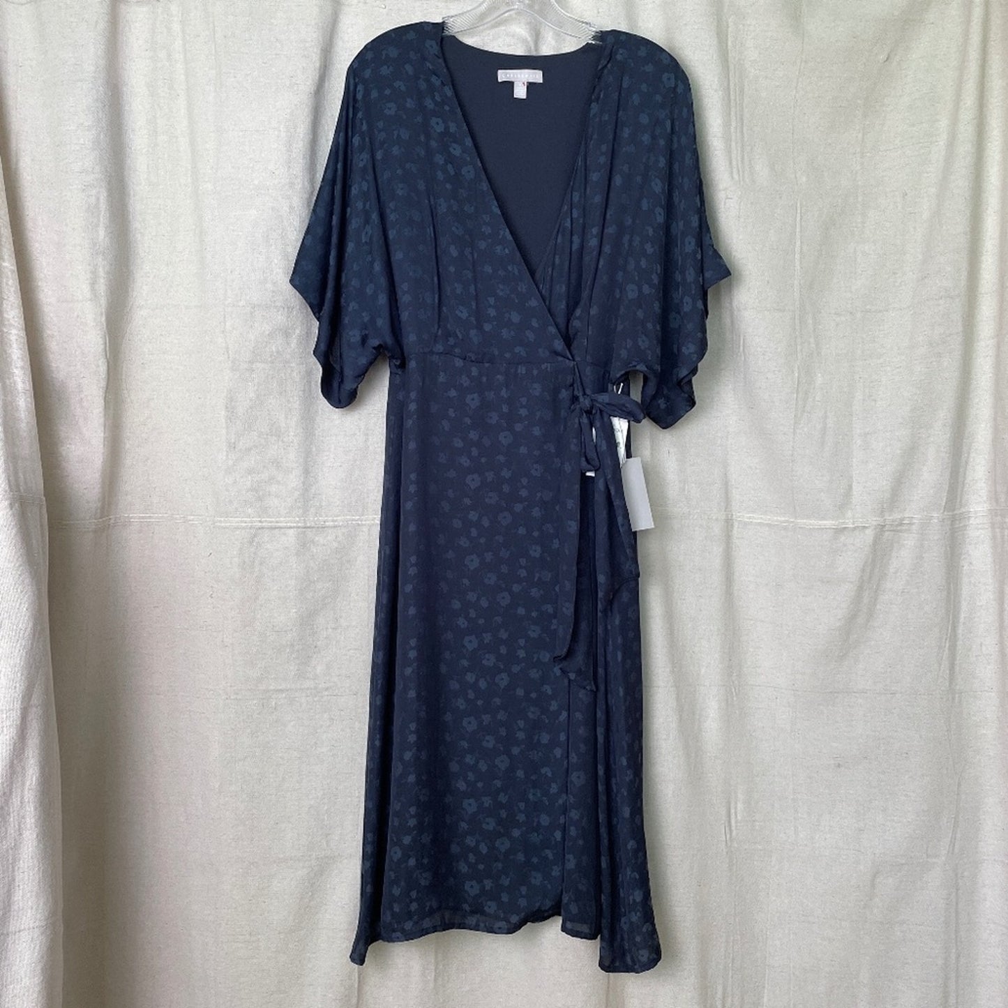 Chelsea28 Navy Iris Wrap Dress - NWT