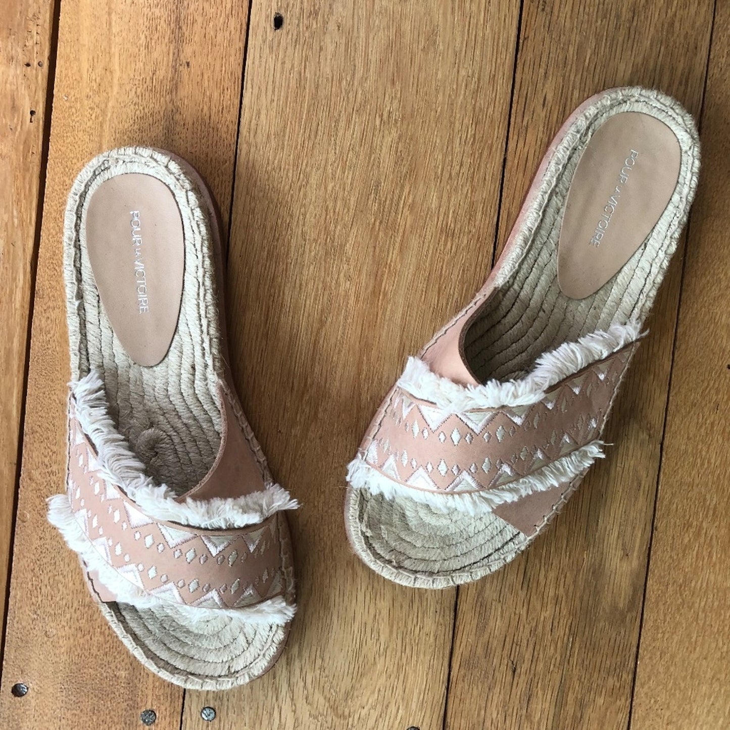 Pour la Victoire Pikko Espadrille Slide Sandals