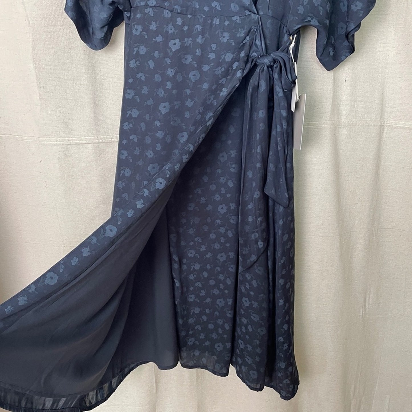 Chelsea28 Navy Iris Wrap Dress - NWT