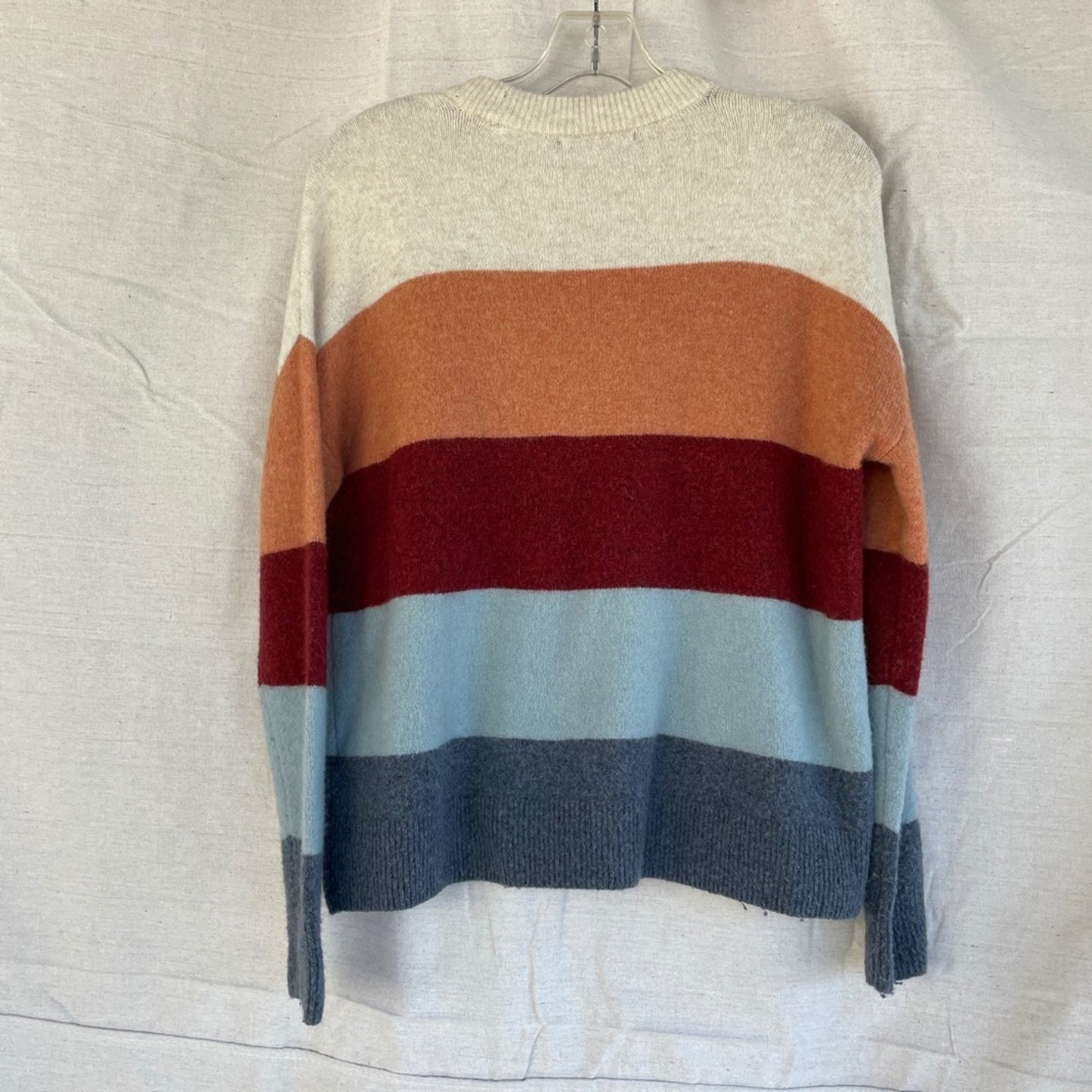 Madewell Bold Striped Merino Wool Alpaca Blend Boxy Sweater